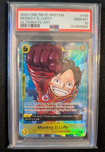 Monkey.D.Luffy (Parallel) graded PSA 10 for sale on eBay