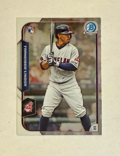 Francisco Lindor 2015 Bowman Chrome Baseball #89 Rookie RC