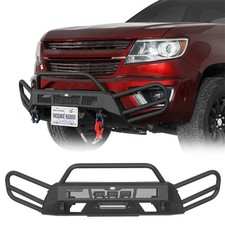 Offroad Front Bumper W Side Tube Guard Led Lights For 2015-2020 Chevy Colorado