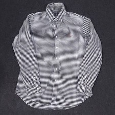 Polo Ralph Lauren Oxford Button Down Shirt Mens Large White Check Flesh Pony
