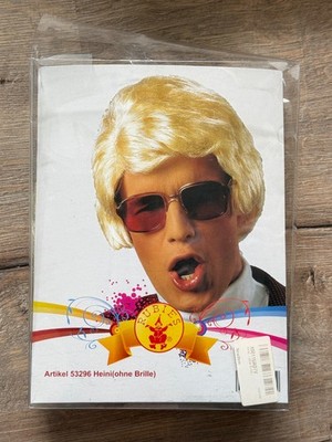 Rubies 53296 - Heini Party Motto Perücke , ohne Brille , Polyester NEU