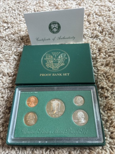 Bankset 1996 unzirkuliert - USA postfrisch mit Box & COA - Bild 1 von 4