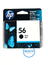GENUINE HP 56 Black Ink Cartridge C6656AN 140 DeskJet 450, 5000 SEALED BOX