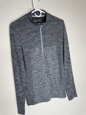 Under Armour, Fitted, Heatgear, Pullover, Fleece, 1/4 Zip, Gray, Women  s, Medium