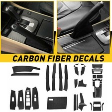 Carbon Fiber Style Decor Interior Kit Cover Trim New For Honda Accord 2008-2012