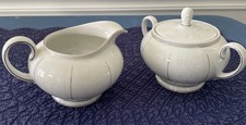 Rosenthal Germany Platinum Elegance #3331 Covered Sugar Bowl — listing 3