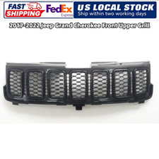 Fedex Ship Fit For 2017-2022 Jeep Grand Cherokee Front Upper Grill Assembly