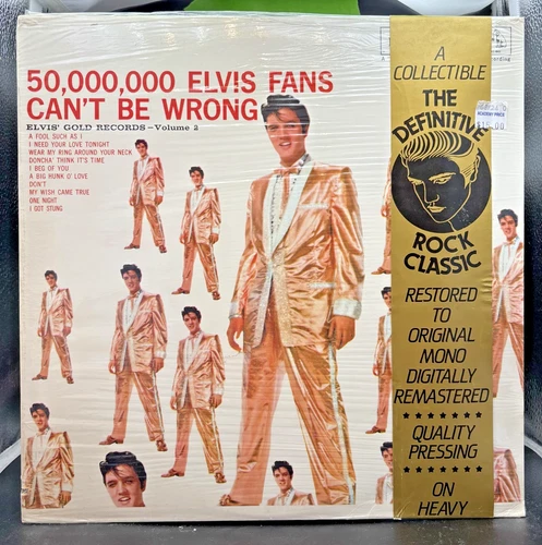 SEALED W/OBI! ELVIS PRESLEY -50,000,000 ELVIS FANS CAN'T BE WRONG LP-RCA,VINTAGE