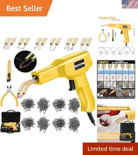 Ultimate Plastic Welding Machine - Hot Staple Gun & 1050 Staples Kit for Repairs
