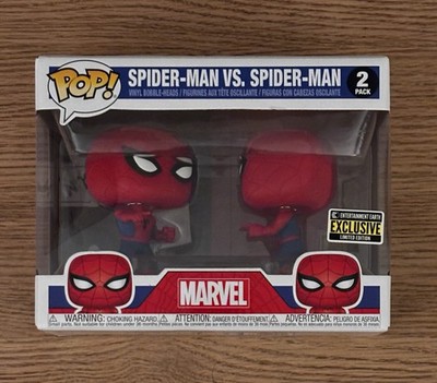 Funko Pop! Marvel Spider-Man vs Spider-Man 2-Pack Bobble-Head EE Exclusive