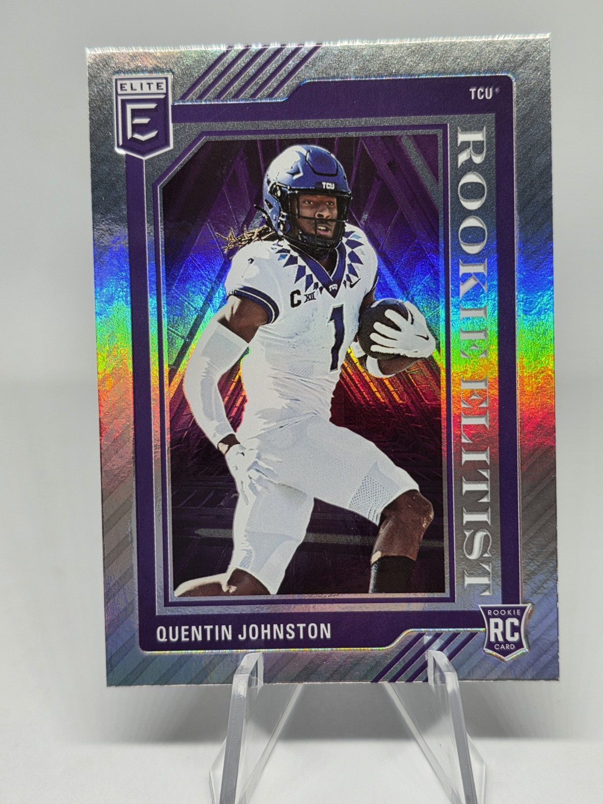 2023 Panini Donruss Elite - Rookie Elitist Quentin Johnston #RE-6 (RC)