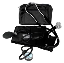 Dixie EMS Blood Pressure and Sprague Stethoscope Kit - Black