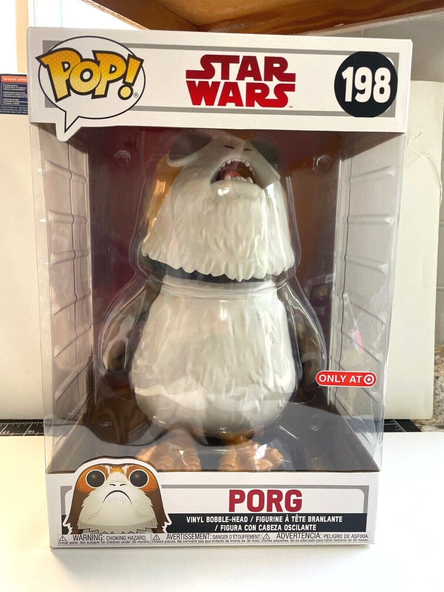 限定版　FUNKO POP STARWARS PORG　スターウォーズ　ポーグ Funko POP! Star Wars Porg Vinyl Bobble Head [Flocked
