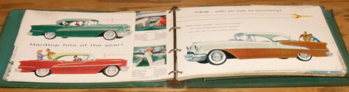 Álbum 55 original Oldsmobile 1955 característica color tela distribuidor sala de exposición - Imagen 4 de 7