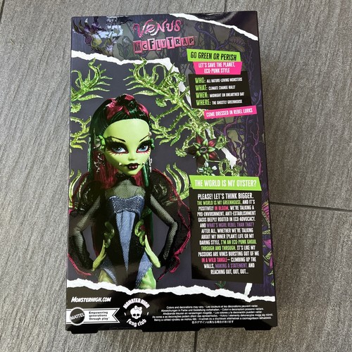 2025 Monster High Venus McFlytrap Fang Club Skullector Doll HYV93 | - Bild 2 von 4