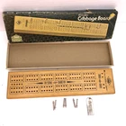 Milton Bradley 1503 CRIBBAGE BOARD Vintage 1974 E.S. Lowe Wood Original Box