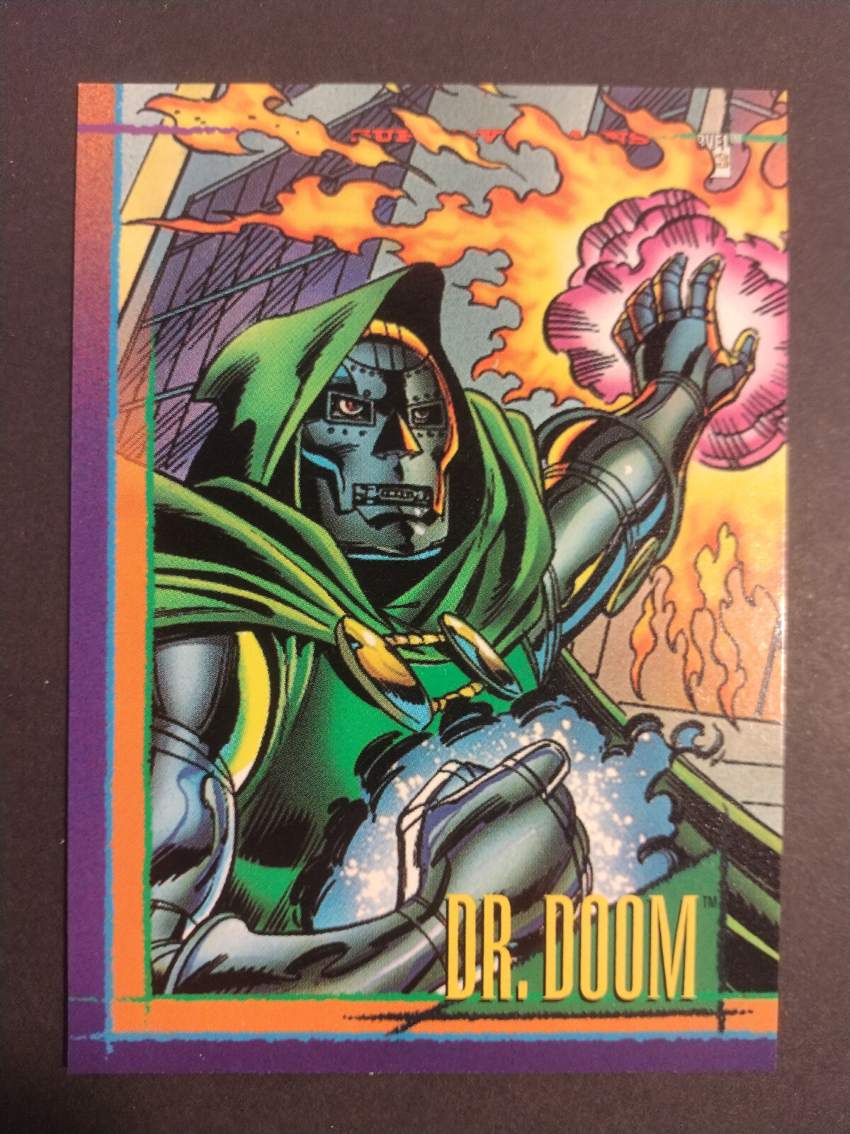 Skybox Trading Card Dr. Doom #79 Marvel Super Villians 1993 LP