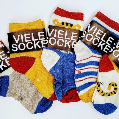 Kindersocken für Jungen,  Größe: S, 90 % Baumwolle. 5 % Polyester. 5 % Elasthan