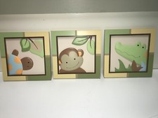 Papagayo by Lambs  Ivy New 3 PIECE WALL ANIMAL ART NURSERY BABY DECOR