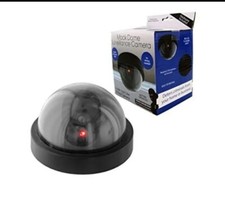 Mock Dome Surveillance Camera - No Wiring Needed