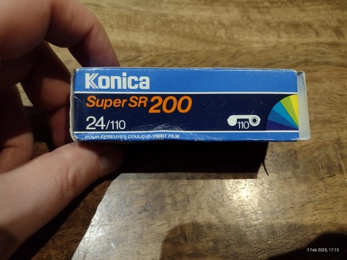Konica Color Super SR200 12/110 Film – Unopened Vintage Film