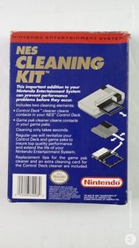 Vintage Nintendo NES Cleaning Kit Original Box Manual Cart 