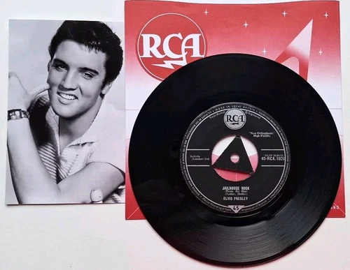 Elvis Presley"Jailhouse Rock" 1958 RCA Records Original UK 7"Single 🇬🇧 45rpm