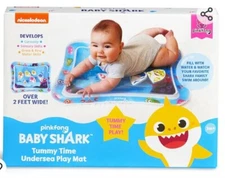 Pinkfong Nickelodeon Baby Shark Tummy Time Water Filled Play Mat