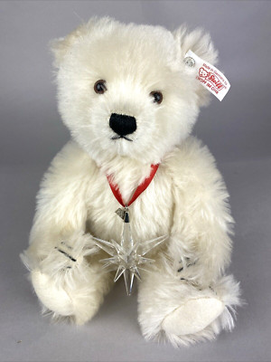 Steiff Kristall Der Swarovski Teddybär 2005 Ltd Ed. - 28 cm - weiß - EAN:668401
