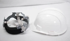 Jackson Safety 20392 Front Brim Hard Hat Type 1 Class E Ratchet 4 Point White