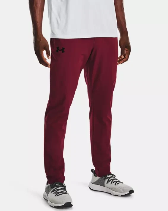 NWT UNDER ARMOUR Men's UA Sportstyle Elite Joggers 1376965 664 Berry RED XL