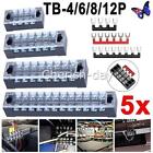 <!--F#f_0-->5X Dual Row 4-12 Positions 600V 15A Screw Terminal Block Terminal Barrier Strip<!--F/-->