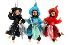  Hexe,40 cm, mit Sound,Leuchtaugen,Fasching,Fasnet,Hexenfiguren,Hexen,Halloween