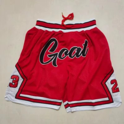 Basketball Shorts Oversize Men Legend USA Goat 23 Women Sport Embroidery High St