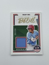 Brady Ebel 2022 Panini Stars Stripes /250 Signatures Gold Auto Relic SSS-BE2