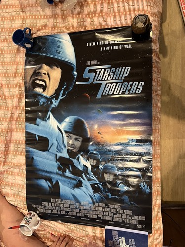 Starship Troopers Movie cult classic DS theatre poster 27x40 Denise Richards - Picture 2 of 7