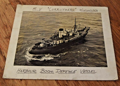 MV Carruthers Harbour Boom Defence Vessel Winchelsea Photograph Photo mounted