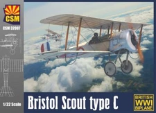 Copper State Models 1/32 BRISTOL SCOUT C British WWI Fighter