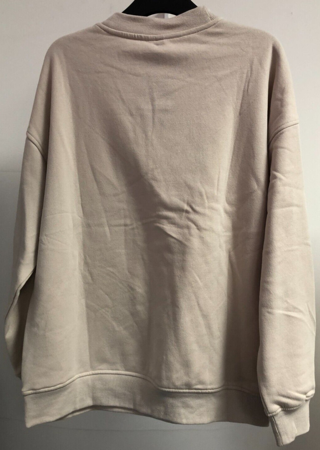 H&M Divided Sweatshirt XS Cream Digital Love Motif New with Tags image 2
