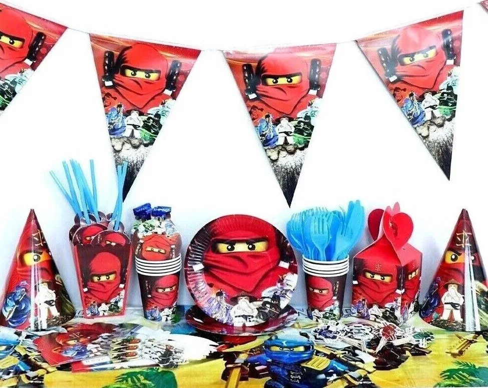 Ninjago plates and napkins hot sale