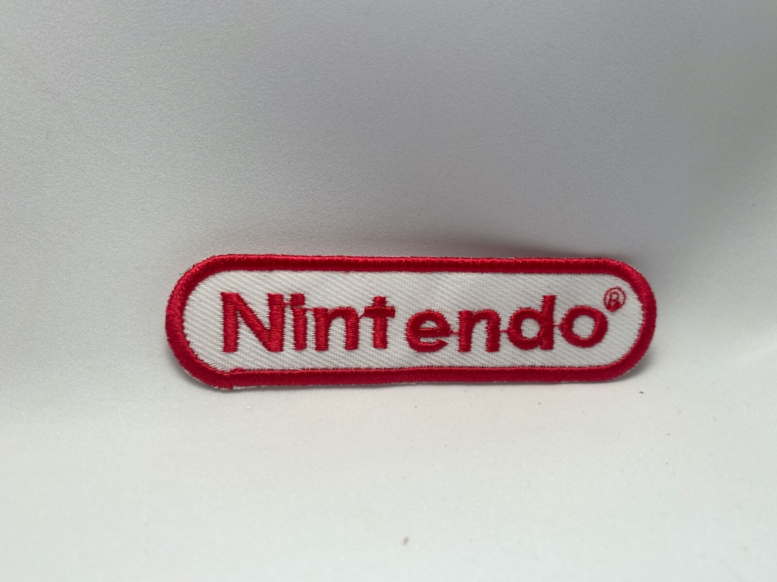 NINTENDO NEW EMBROIDERED IRON ON/SEW ON NAME PATCH  TAG 3/4 X 3-1/2