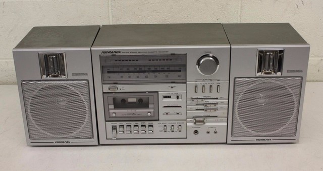 hi fi system with cassette deck