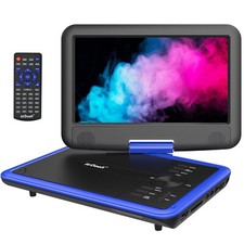 ieGeek Portable DVD Player with 9  HD Swivel Screen,Region Free,Remote Control