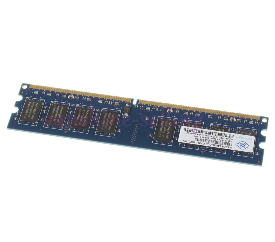 Nanya DDR2 4 GB RAM 2X 2 GB 2RX8 800MHz PC2-6400U DIMM Desktop Memory NON-ECC - Image 4 of 4