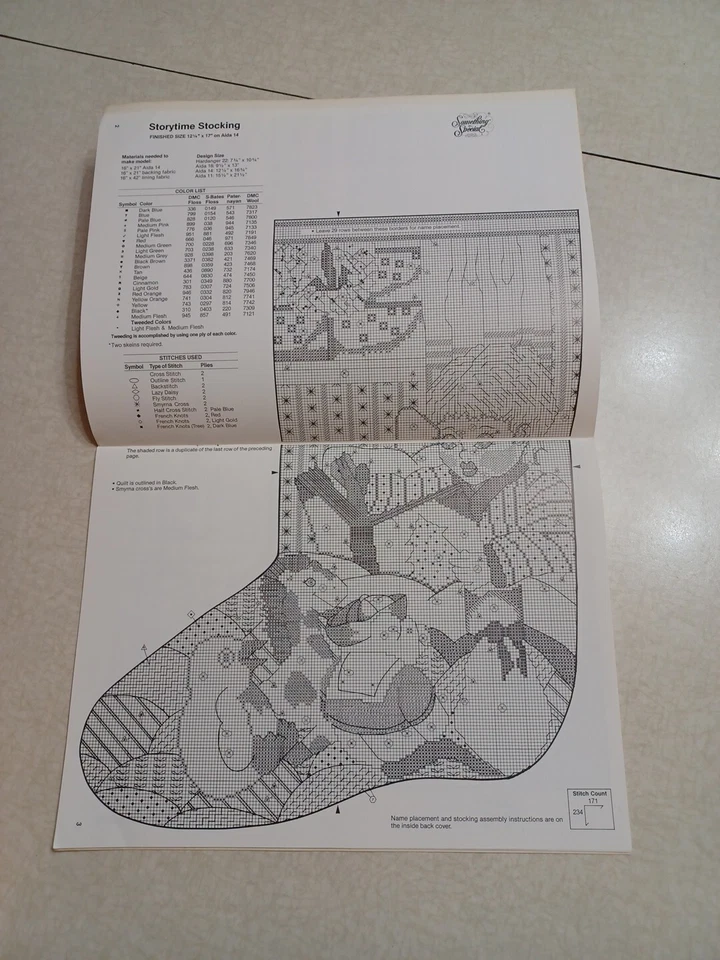 Patrones de Medias de Navidad Punto de Cruz Punto de Aguja Diseños Candamar Foto 2 de 4