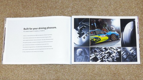 2007-08 SUBARU IMPREZA 3rd GEN UK Sales Brochure & Specs - 2.0 1.5 RX R - Mint! - Picture 9 of 12
