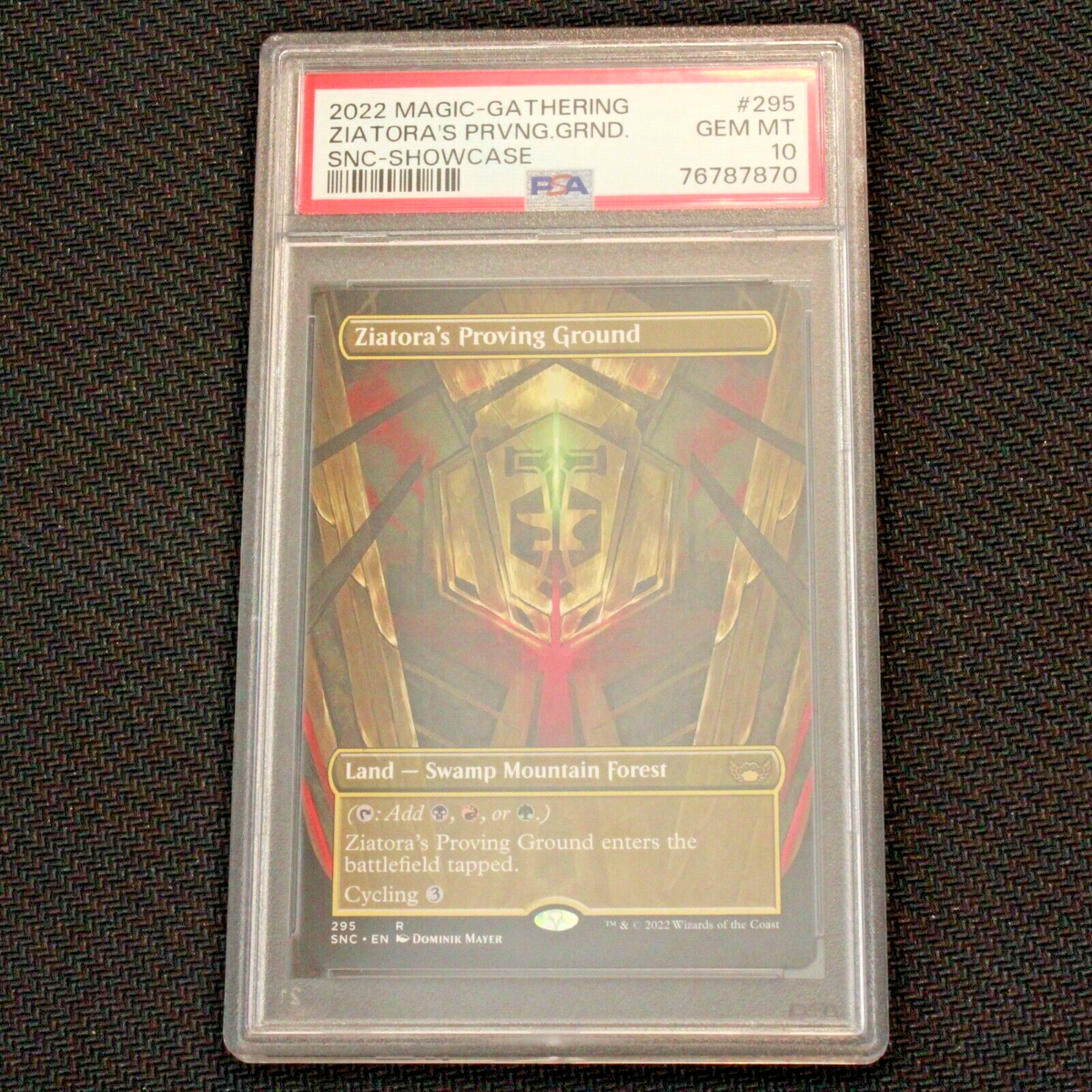 PSA 10 Gem Mint MTG Ziatora's Proving Ground Streets New of