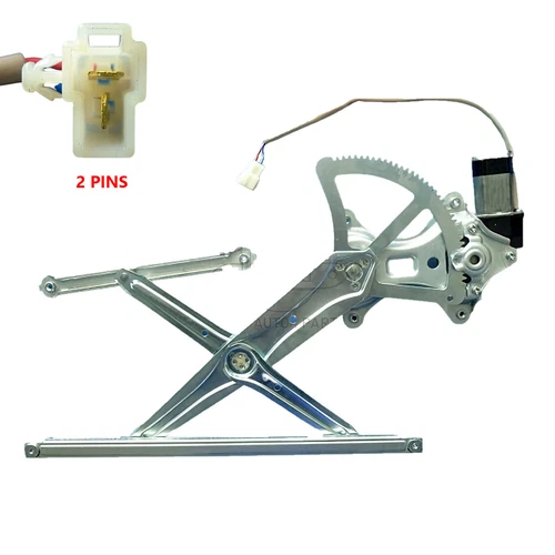 Front Right Window Regulator W/Motor 2 Pin for Toyota Hilux SR TGN/KUN/GGN 05-15