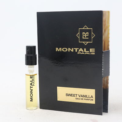 Sweet Vanilla by Montale Paris Eau De Parfum Vial 0.07oz/2ml Spray New