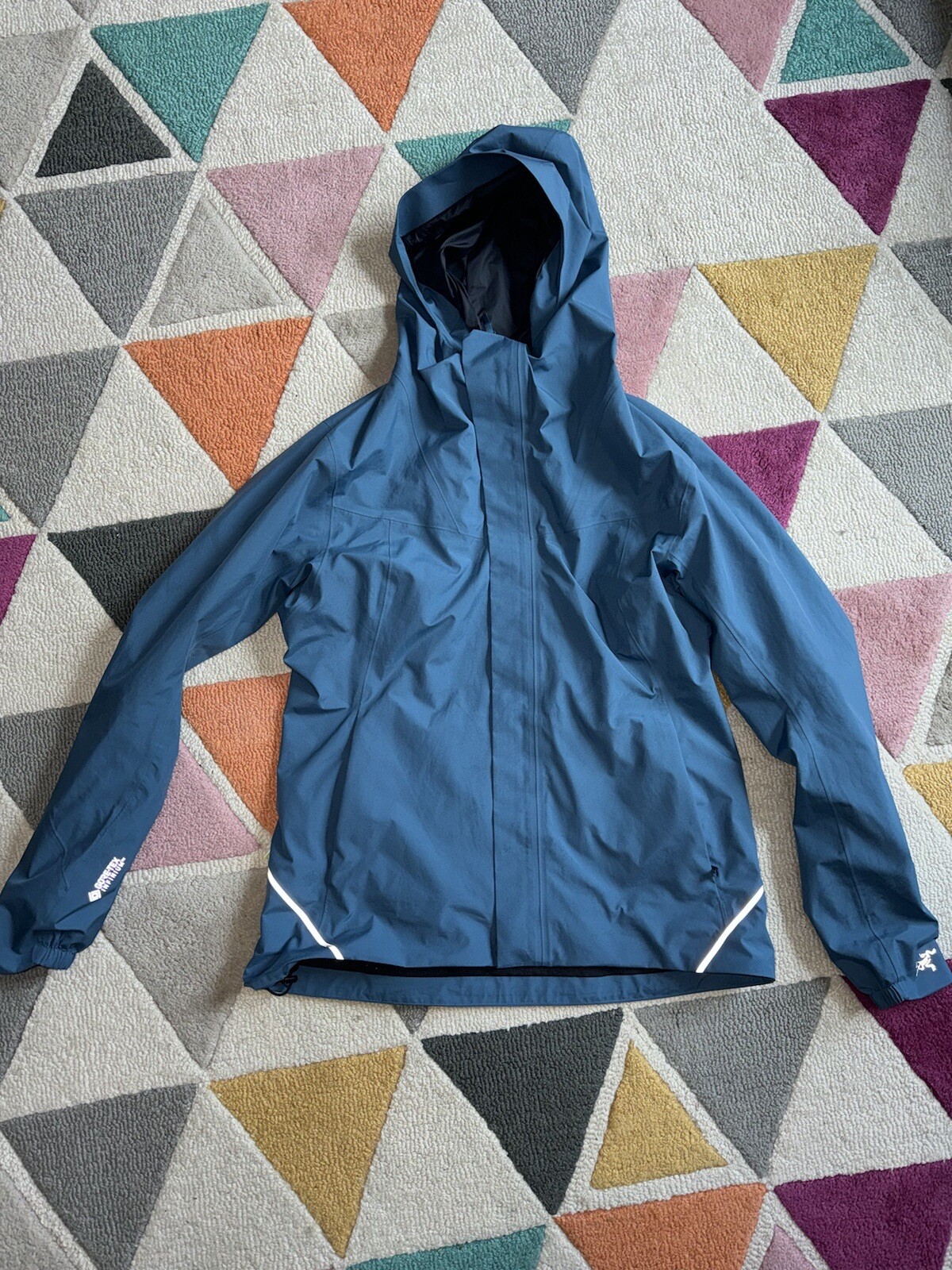 Arc'teryx Giacca Pioggia Donna Solano Felpa Blu Small